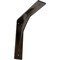 Ekena Millwork Legacy Steel Bracket, Antiqued Brass 2"W x 12"D x 12"H BKTM02X12X12LEABS - alternate 1